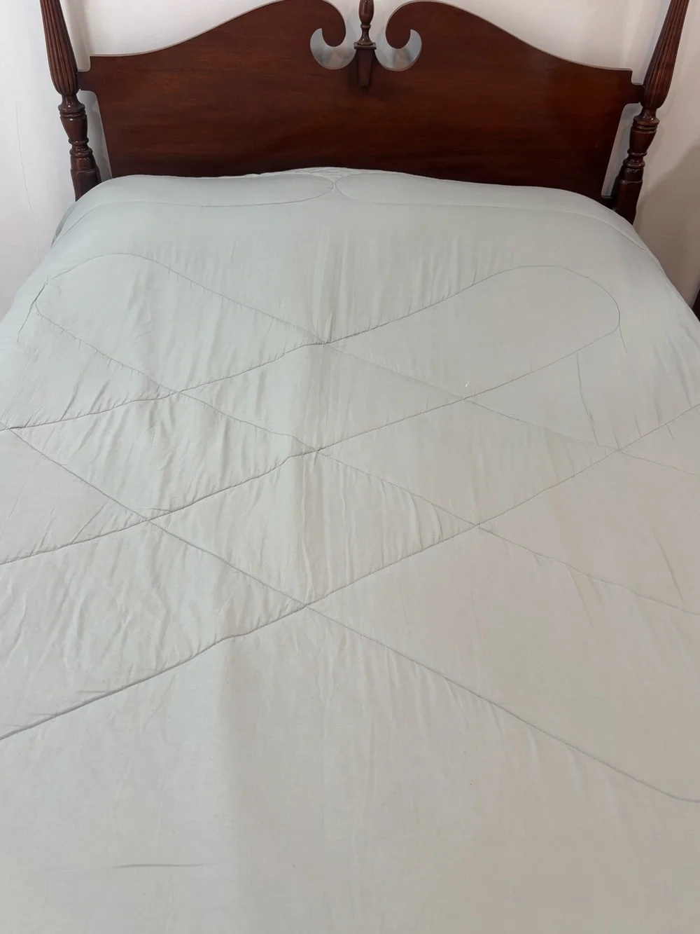 Luxury Vintage Blue Gold Beige Damask Comforter Set Grandmillennial